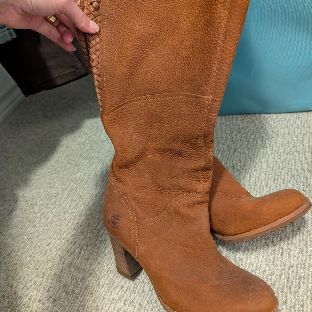 Timberland Women's Tan Leather Boots